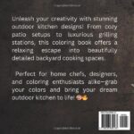 Outdoor Kitchens Coloring Book