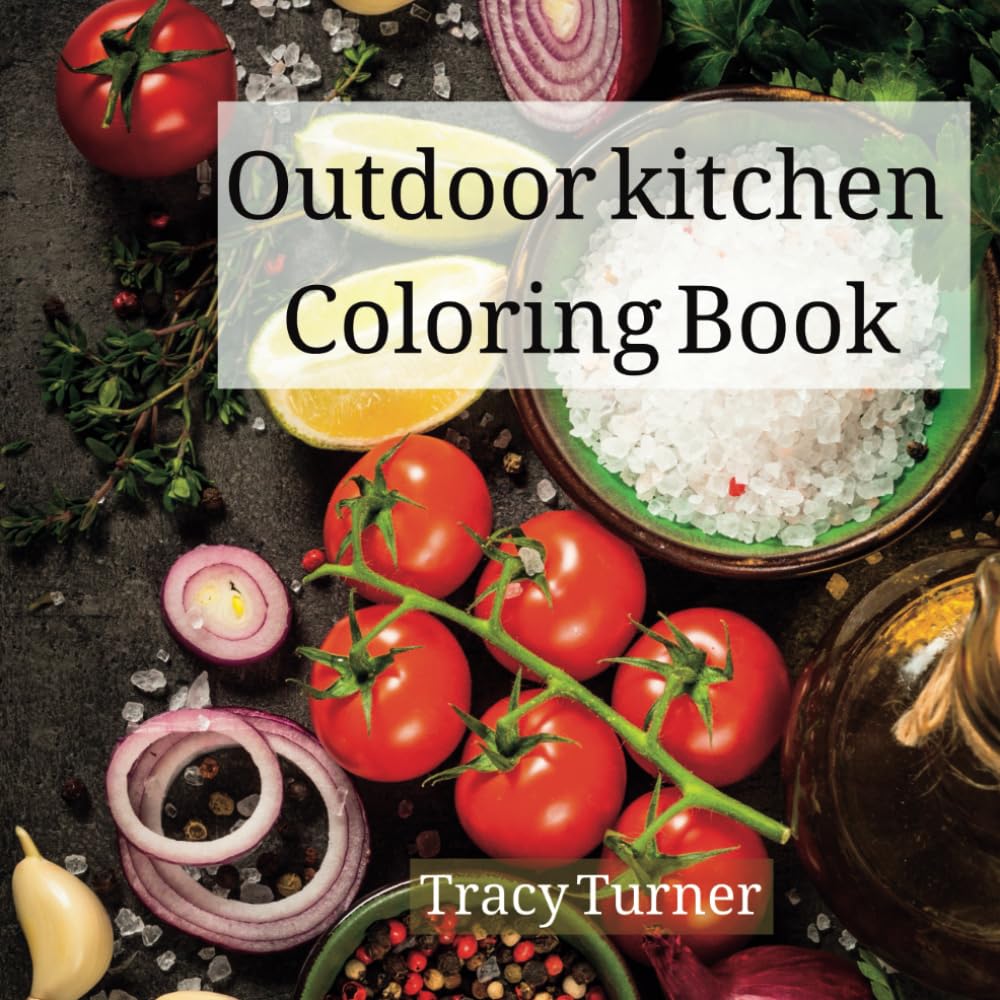 Outdoor Kitchens Coloring Book